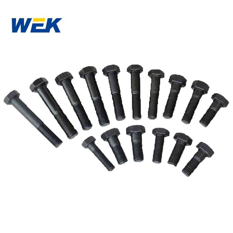 Ex100 Ex120 Excavator Track Shoe Bolt And Nut 7h3597 1m1408 Track Chain Bolt Nut